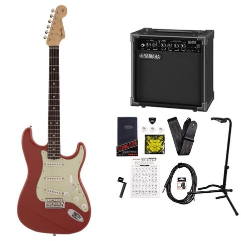 Fender / Made in Japan Traditional 60s Stratocaster Rosewood FB Fiesta Red YAMAHA GA15IIアンプ付属初心者セットR