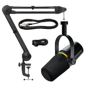 SHURE MV7 プロフェッショナルスタジオブームアーム　マイク　セット SHURE MV7 プロフェッショナルスタジオブームアーム マイク セット