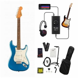 Squier / Classic Vibe 60s Stratocaster Laurel Fingerboard Lake Placid Blue  録音＆セッションで上達！Fender Link I/O付き13点セット