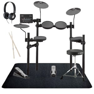 YAMAHA / DTX402KS すぐに使えるフルセット ヤマハ純正ヘッドホンとSELVAマット採用