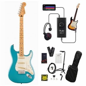 Fender / Player II Stratocaster Maple Fingerboard Aquatone Blue  録音＆セッションで上達！Fender Link I/O付き13点セット