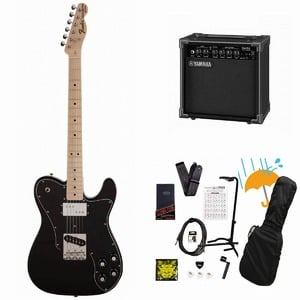 Fender / Made in Japan Traditional 70s Telecaster Custom Maple FB Black YAMAHA GA15IIアンプ付属初心者セットR