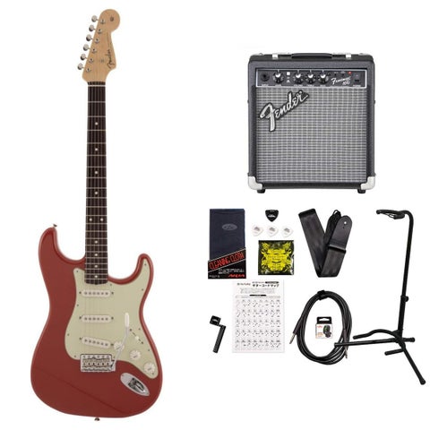 Fender / Made in Japan Traditional 60s Stratocaster Rosewood FB Fiesta Red Fender 10Wアンプ付属エレキギター初心者セットR