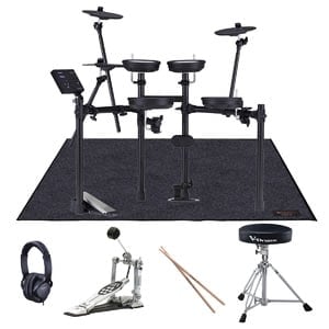 Roland / TD-07DMK 組み立てたらすぐ使えるフルセット PEARLキックペダル採用 w/Vドラムマット