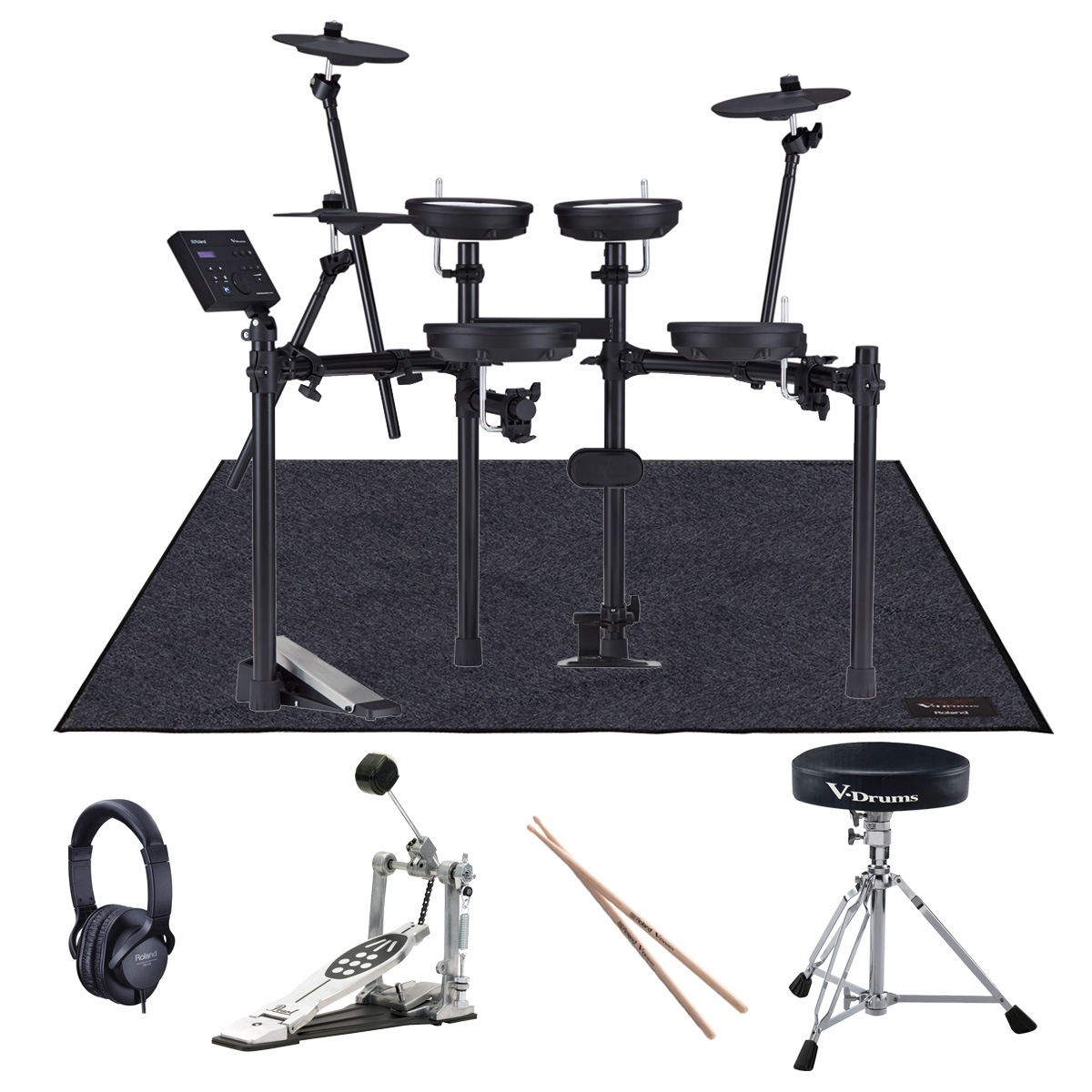 Roland / TD-07DMK 組み立てたらすぐ使えるフルセット PEARLキック