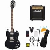 Epiphone / Inspired by Gibson SG Standard Ebony エピフォン Marshall MG10アンプ付属エレキギター初心者セットRの商品ページ