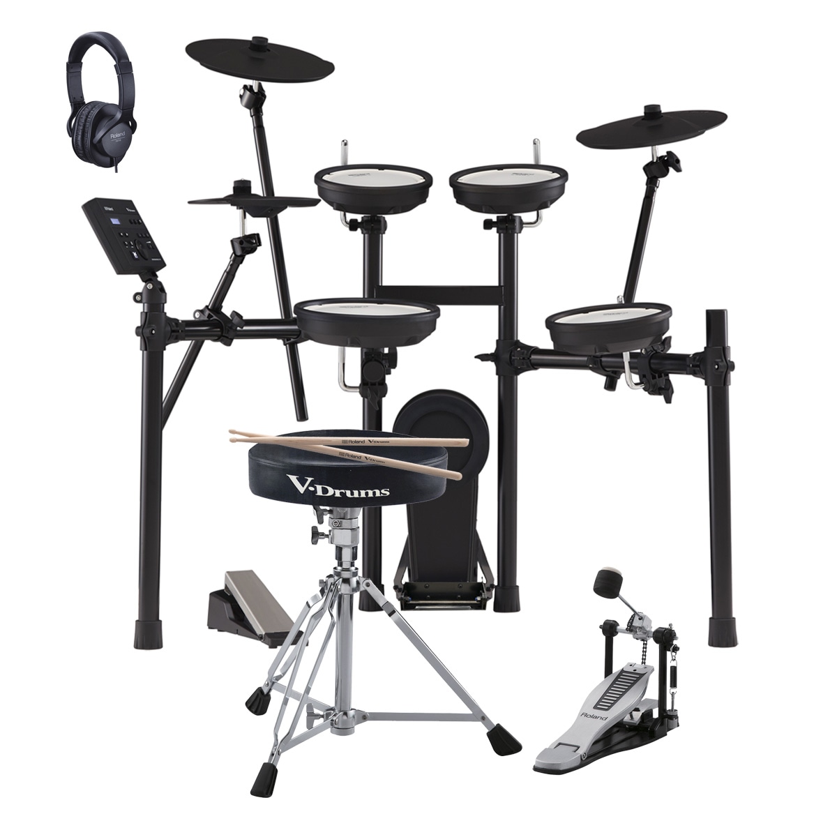 Roland / TD-07KV 純正スターターパック（DAP-3X） | 電子ドラムセット