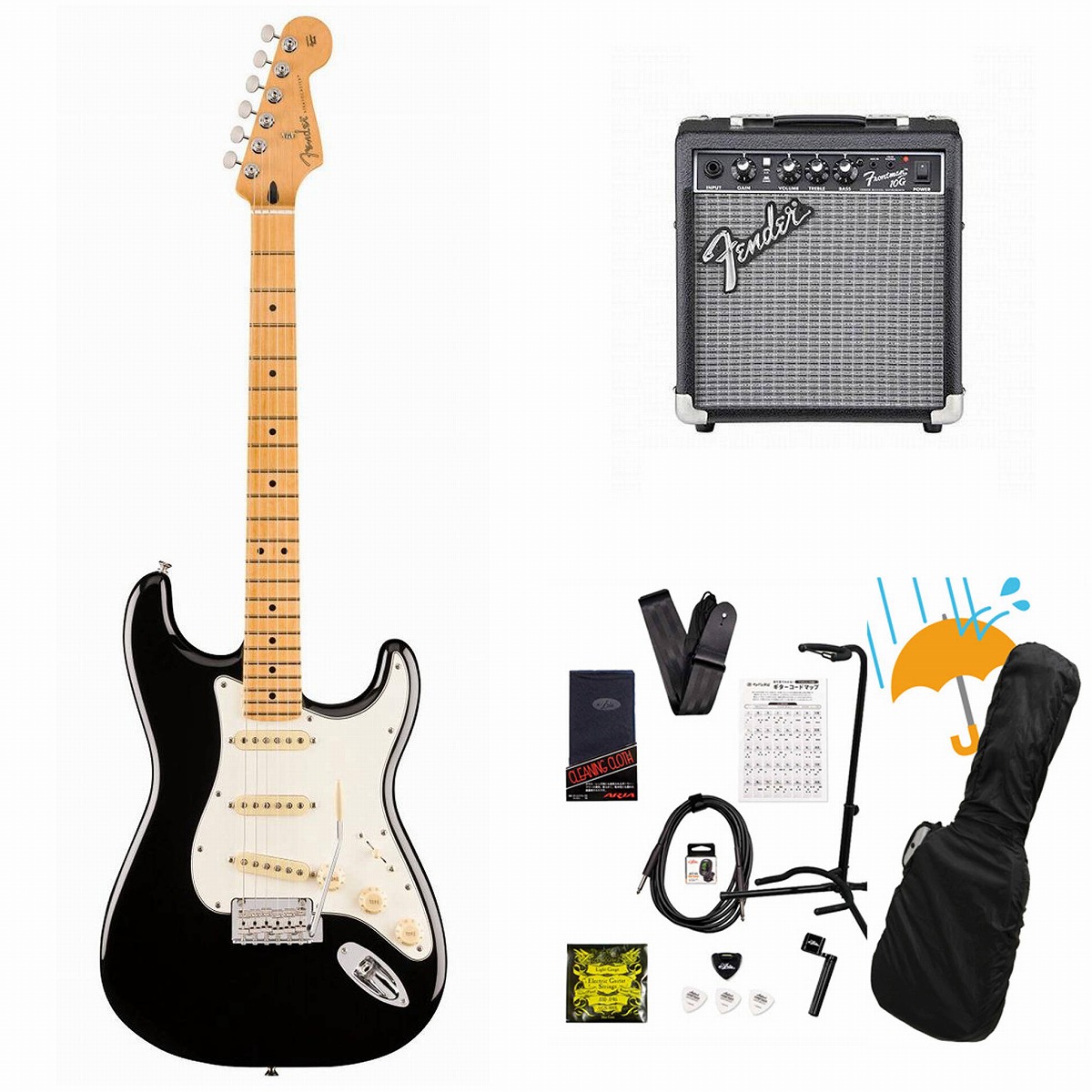 Fender / Player II Stratocaster Maple FB Black エレキギター Fender 