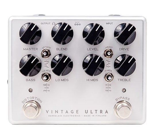 darkglass Vintage ultra v2 付属品完備 多彩な機能とサウンドの可能性をブラッシュアップ/外部音源入力可能な
