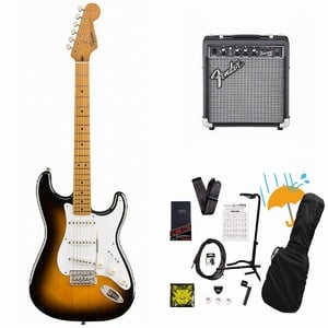Squier by Fender / Classic Vibe 50s Stratocaster Maple FB 2-Color Sunburst エレキギター Fender 10Wアンプ付属エレキギター初心者セットR