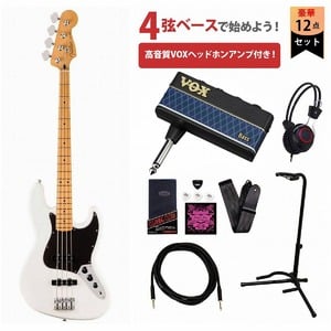 Fender / Player II Jazz Bass Maple FB Polar White VOXヘッドホンアンプ3付属エレキベース初心者セットR