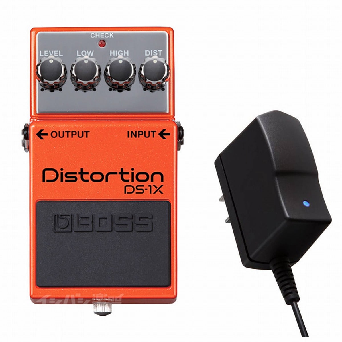 BOSS DS-1X エフェクター　ACアダプター　シールドケーブル　セット BOSS / DS-1X Distortion［純正ACアダプター同時購入セット