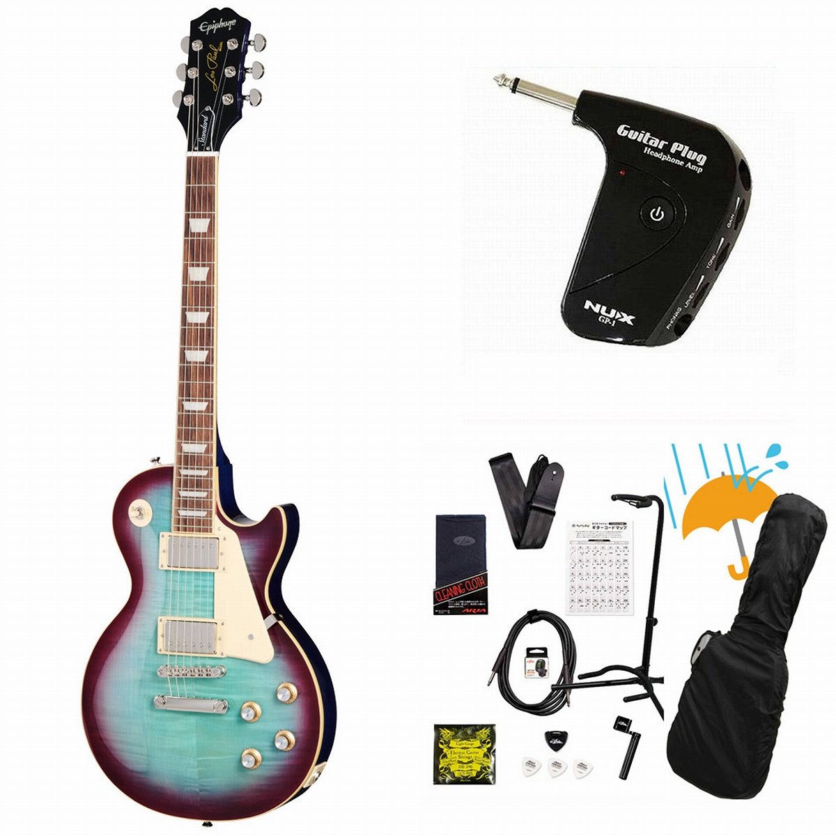 エピフォン レスポール スタンダードプロ ブルーバースト エレキギター 楽天市場】Epiphone Goryo Yuto Les Paul Standard -Blue Burst- 新品