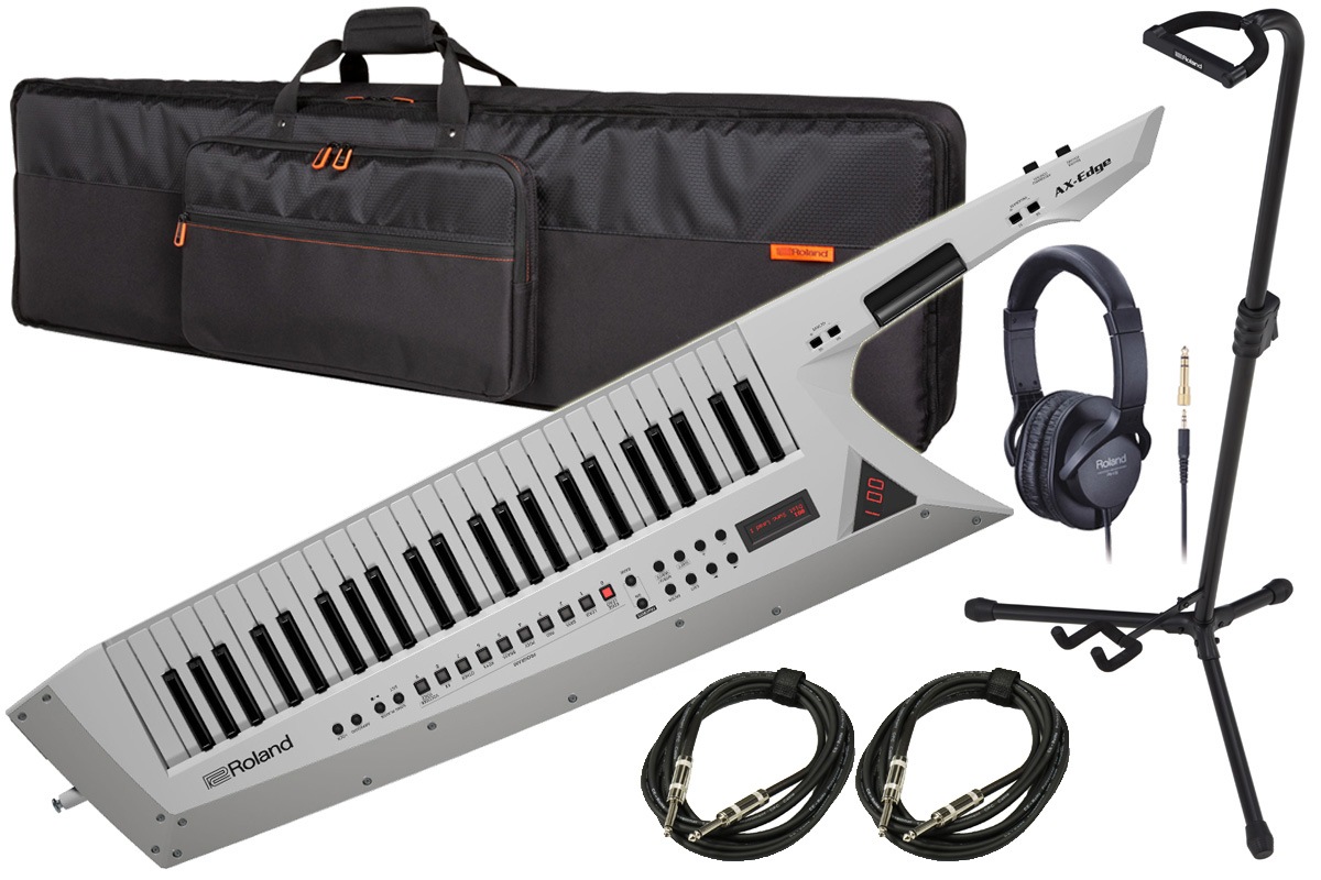 Roland ローランド / AX-EDGE W ホワイト【スタートセット！】49鍵盤