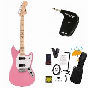 Squier by Fender / Sonic Mustang HH Maple FB WH PG Flash Pink GP-1アンプ付属エレキギター初心者セットR