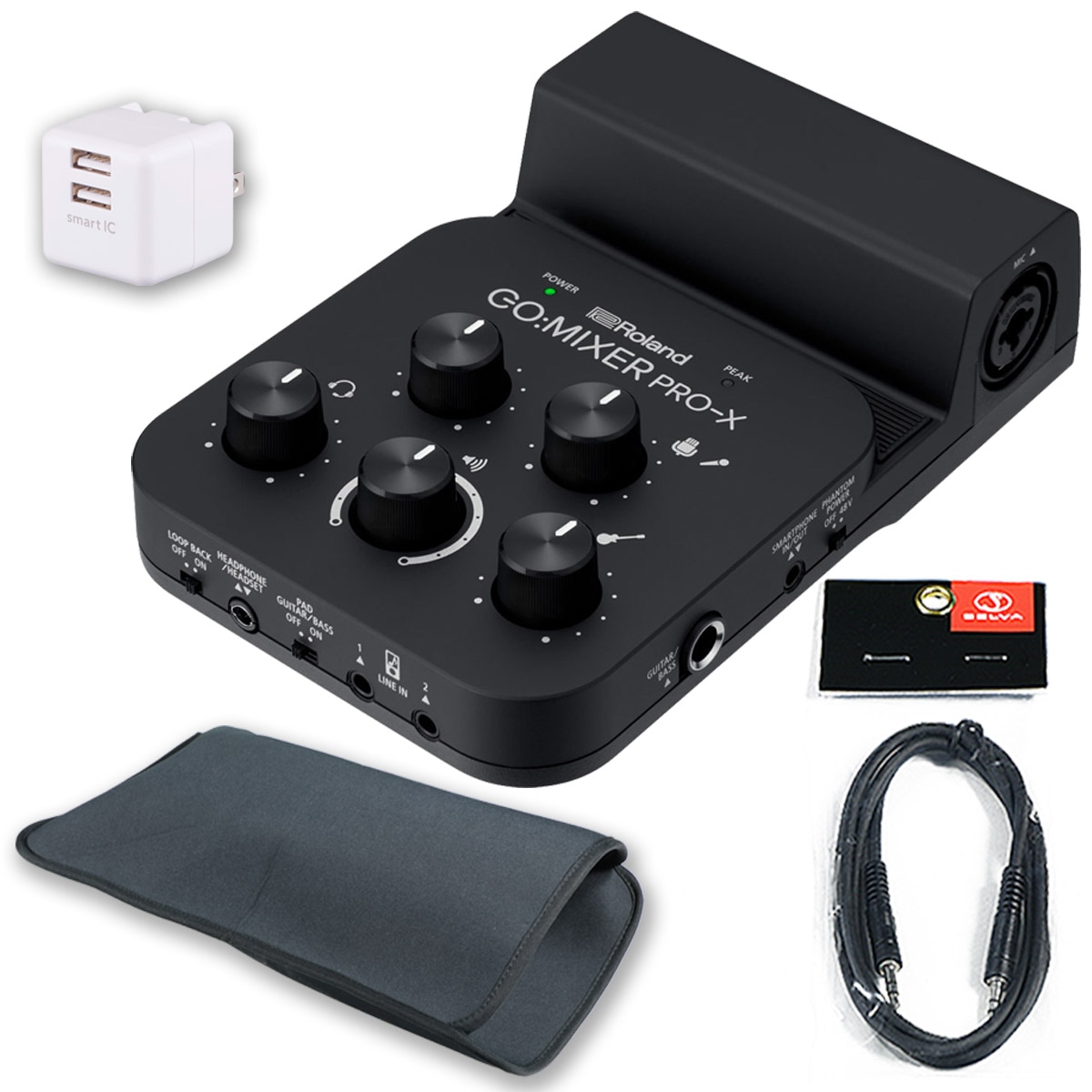 Roland　GO:MIXER PRO　オーディオインターフェイス Amazon.co.jp: Roland ローランド GO:MIXER PRO-X + ダイナミック