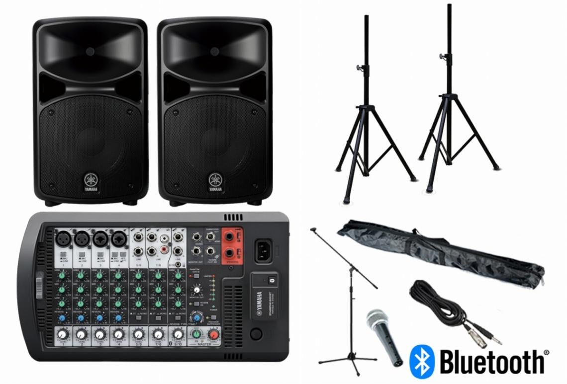 YAMAHA STAGEPAS 600BT ポータブルPAシステムセット 送料込 YAMAHA STAGEPAS600BT 会議・プレゼン用スピーカーセット 【ワイヤレス
