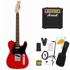 Squier by Fender / Sonic Telecaster Laurel FB BK PG Torino Red