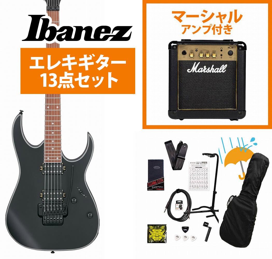 Ibanez / RG421EX Black Flat (BKF) Marshall MG10アンプ付属エレキ 