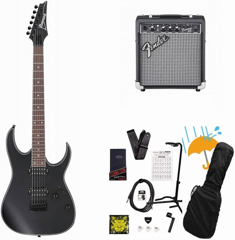 Ibanez / RG421EX Black Flat (BKF) Fender 10Wアンプ付属エレキギター 