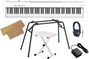 Roland FP-30X ホワイト 88鍵 電子ピアノ Roland ローランド / FP-30X WH【数量限定 キーボードベンチセット