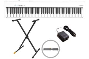 Roland ローランド / FP-30X WH 電子ピアノ 白/ホワイト【Xスタンド KS100B セット！】(FP30X)