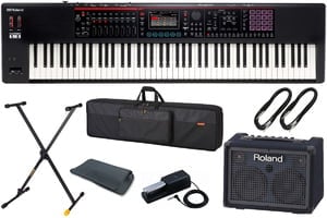 Roland ローランド / FANTOM-08 [キーボードアンプ + 純正高品位キャリング・バッグ ＆ HERCULESキーボードスタンド セット！]