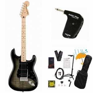 Squier by Fender / Affinity Series Stratocaster FMT HSS Maple FB BK PG Black Burst エレキギター GP-1アンプ付属エレキギター初心者セットR
