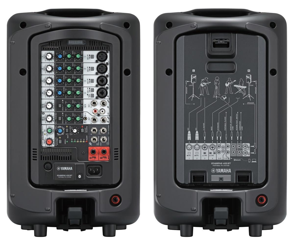 YAMAHA ヤマハ / STAGEPAS 400BT 【スタンドセット！】 ポータブルPA