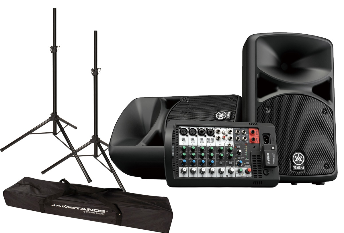 YAMAHA ヤマハ / STAGEPAS 400BT 【スタンドセット！】 ポータブルPA