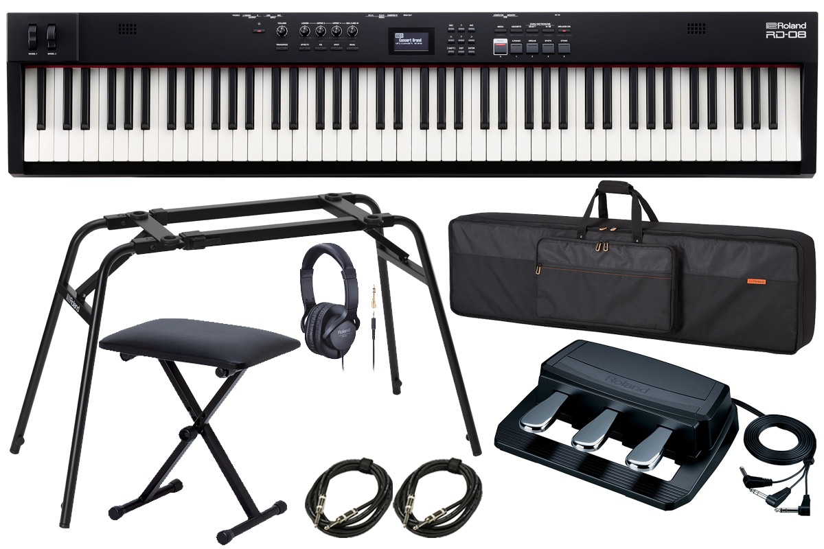Roland ローランド / RD-08[コンプリートセット！]ステージピアノ