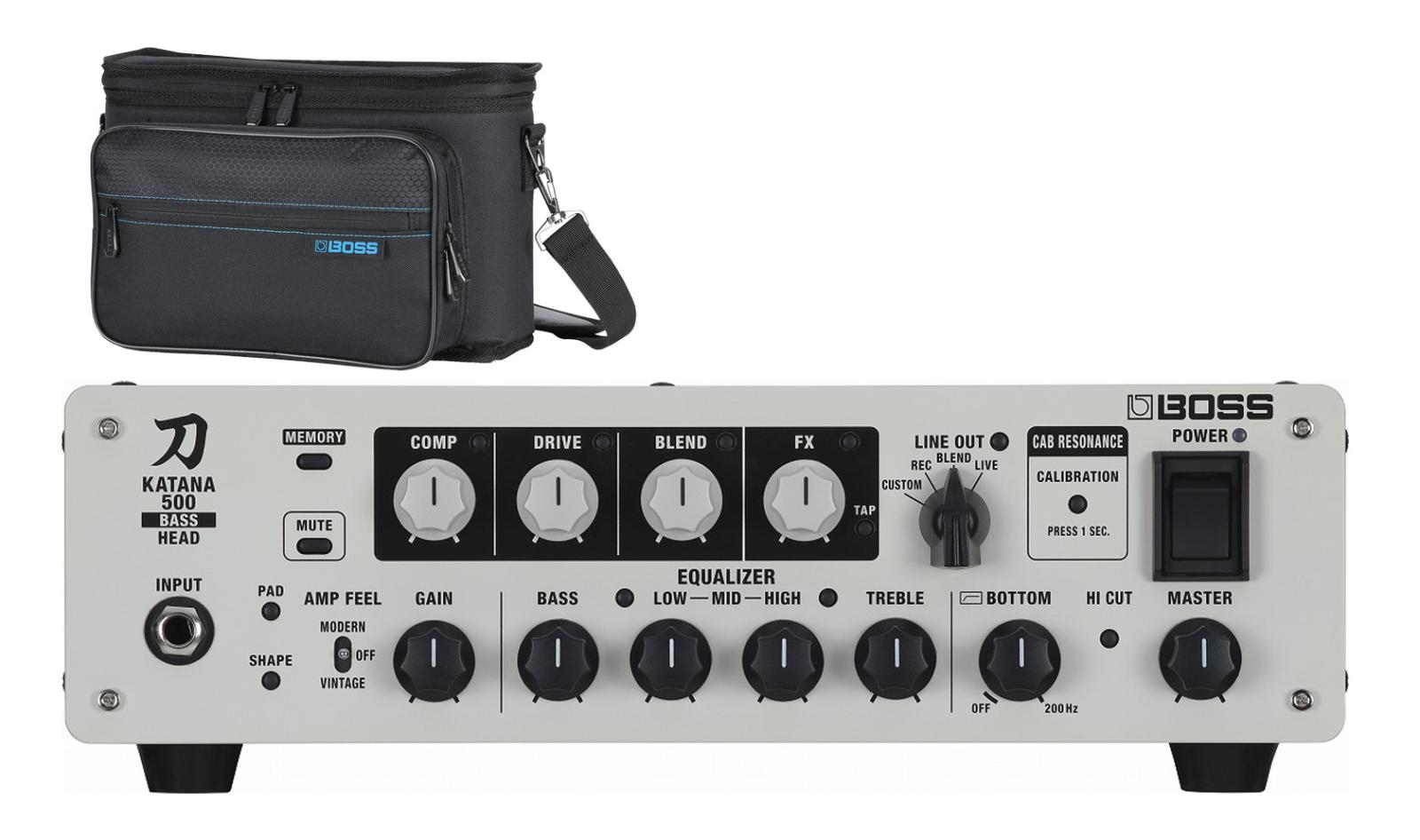 BOSS / KATANA-500 Bass Head + CB-VE22キャリーバッグ ベース用 500W