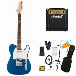Squier by Fender / Affinity Series Telecaster Laurel FB WH PG Lake Placid Blue エレキギター Marshall MG10アンプ付属エレキギター初心者セットR