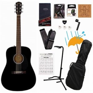 Fender アコースティックギター ブラック Fender CD-60S Black アコースティックギター ドレッドノート ブラック