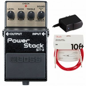 BOSS ST-2 Power Stack PSA-100Sセット販売 おまけ付 BOSS / ST-2 Power Stack ディストーション 純正アダプターPSA-100S2+