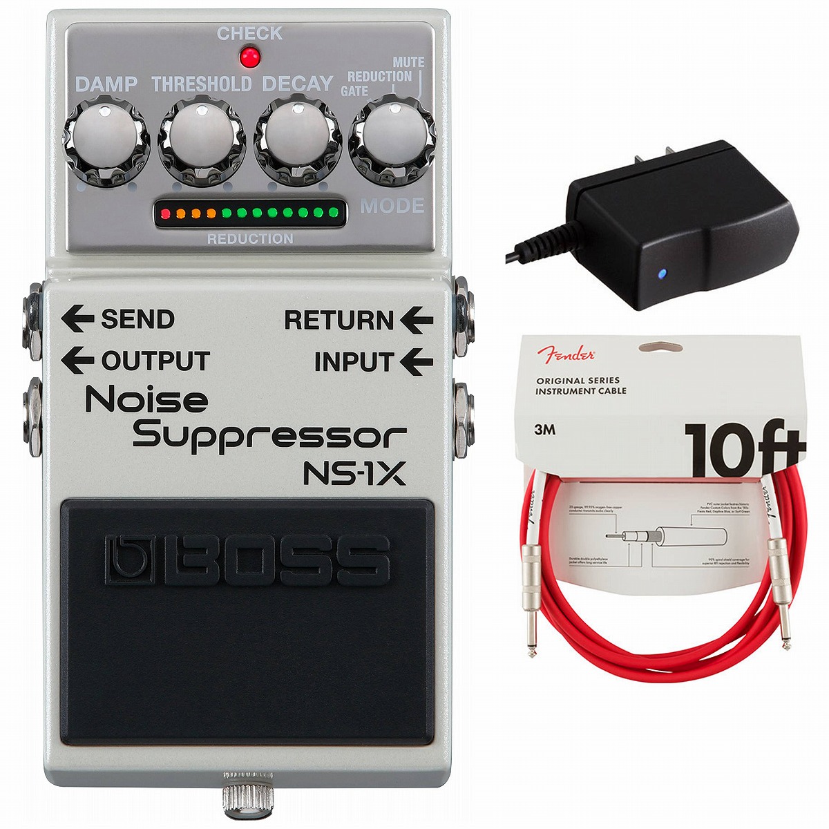 94 NSさん専用 BOSS / NS-1X Noise Suppressor ノイズサプレッサー 純正アダプターPSA