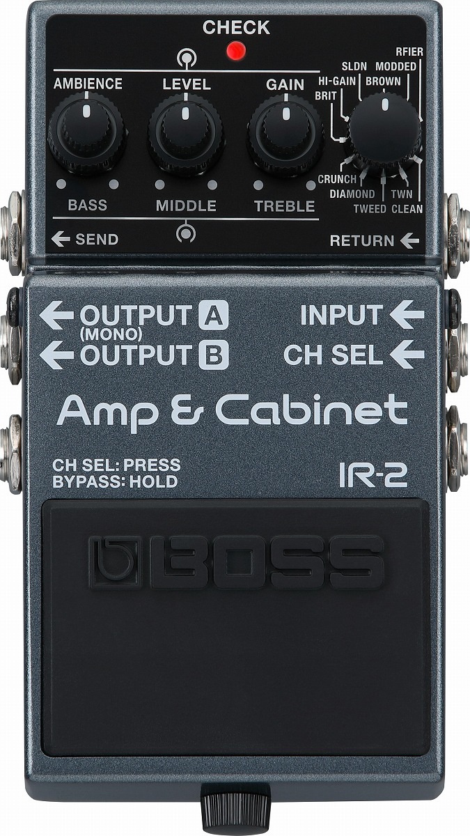 BOSS IR-2 Amp & Cabinet（アダプター・新品電池付き） BOSS / IR-2 Amp & Cabinet［純正ACアダプター同時購入セット］アンプ