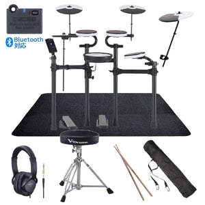 Roland / TD-02KV + BT-DUAL 3シンバル拡張 すぐに使えるBluetooth