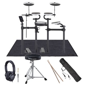 Roland / TD-02KV すぐに使える純正フルセット w/Vドラムマット スティックバッグ付き
