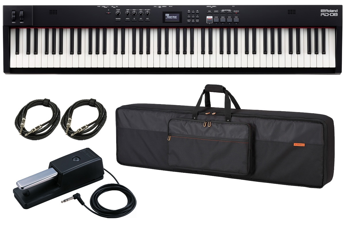 Roland ローランド / RD-08[純正ケース CB-B88V2 セット！]ステージ
