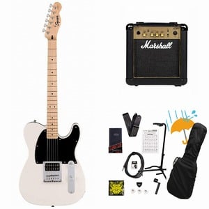 Squier by Fender / Sonic Esquire H Maple FB BK PG Arctic White