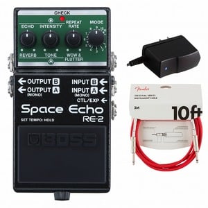 BOSS / RE-2 Space Echo エコー 純正アダプターPSA-100S2+Fender