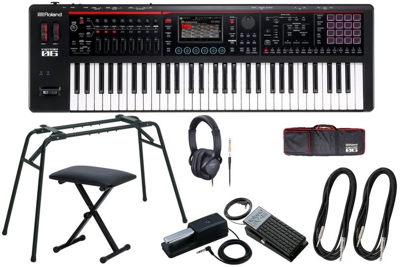 Roland/FANTOM-06【アクセサリーセット！】61鍵盤 シンセサイザー《純正キャリングケースプレゼント》