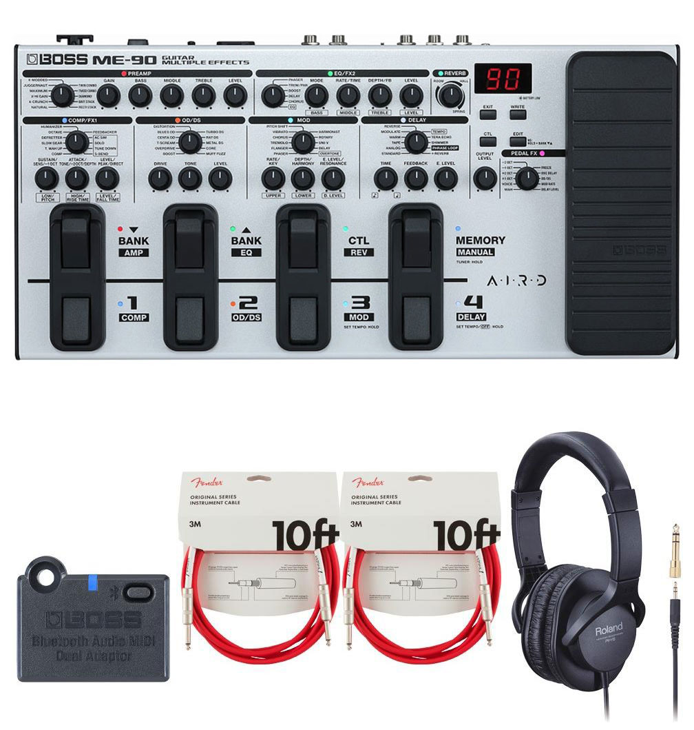 BOSS / ME-90-WH[BT-DUAL + 周辺機器アイテム同時購入セット