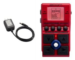 【無償オンラインユーザー登録で安心の3年間製品保証】ZOOM / MS-60B+ MultiStomp Bass Pedal  [ACアダプター同時購入セット] ベース用 マルチエフェクター
