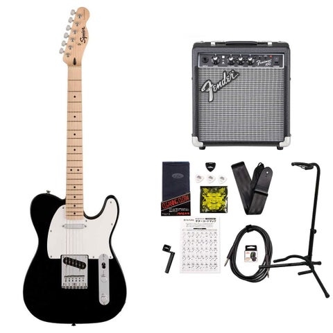 Squier by Fender / Sonic Telecaster Maple FB WH PG Black Fender