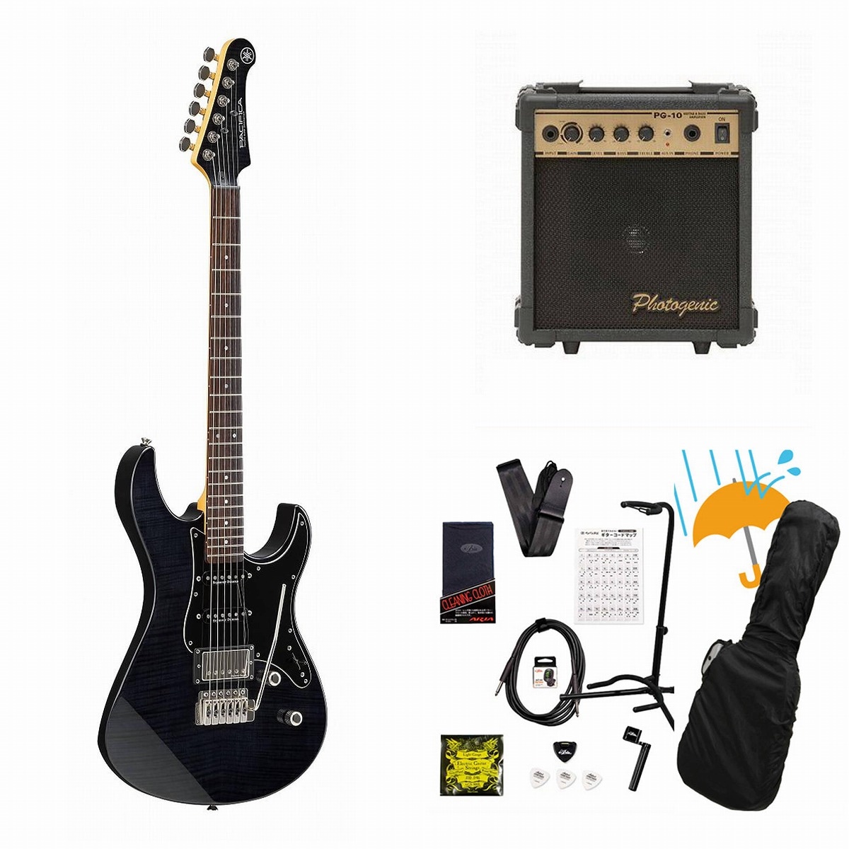 YAMAHA / Pacifica 612 VII FM Translucent Black (PAC612 VIIFM TBL