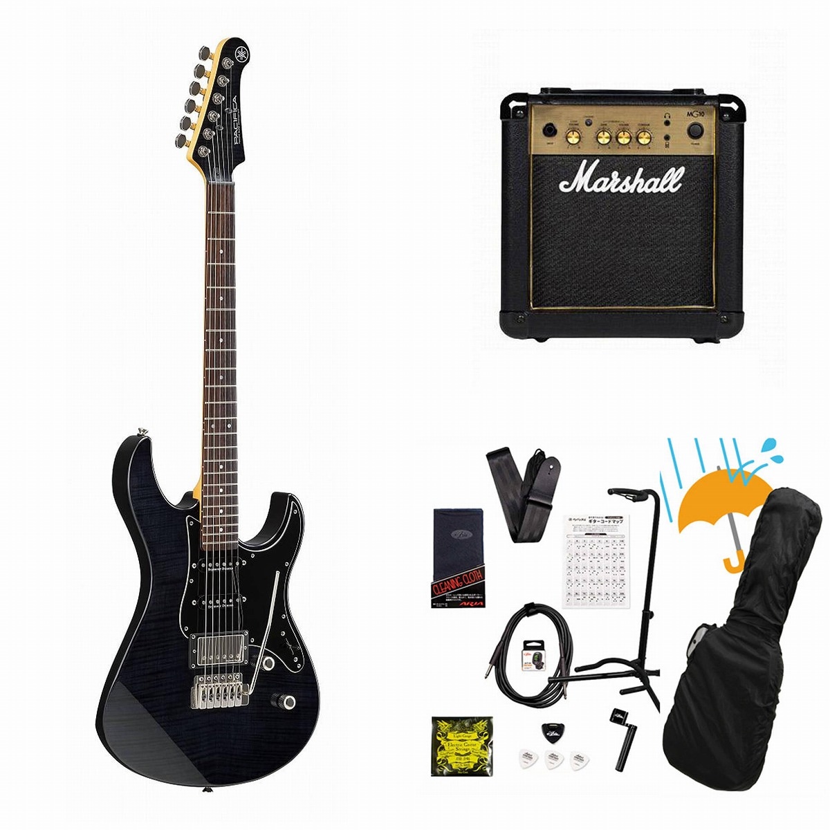 YAMAHA / Pacifica 612 VII FM Translucent Black (PAC612 VIIFM TBL