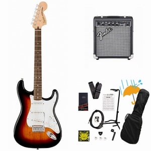 Squier by Fender / Affinity Series Stratocaster Laurel FB WH PG 3-Color Sunburst エレキギター Fender 10Wアンプ付属エレキギター初心者セットR