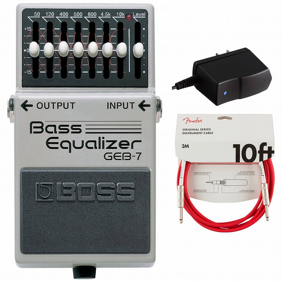BOSS / GEB-7 Bass Equalizer ベースイコライザー 純正アダプターPSA